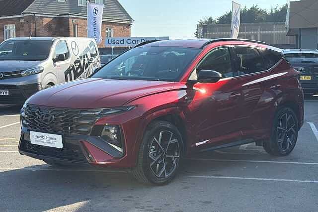 Hyundai TUCSON 1.6T 48V MHD N Line 5dr DCT Red