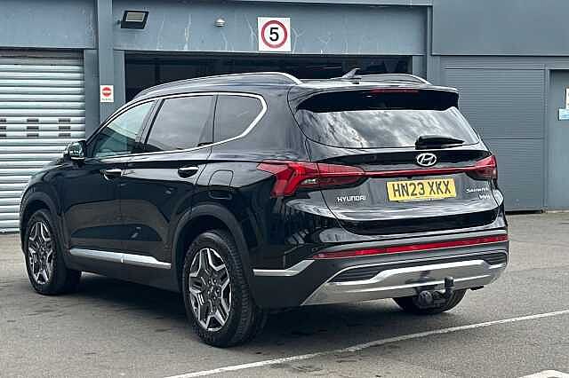 Hyundai SANTA FE 1.6 TGDi Hybrid Ultimate 5dr Auto Black
