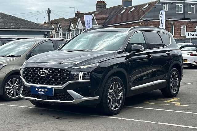 Hyundai SANTA FE 1.6 TGDi Hybrid Ultimate 5dr Auto Black
