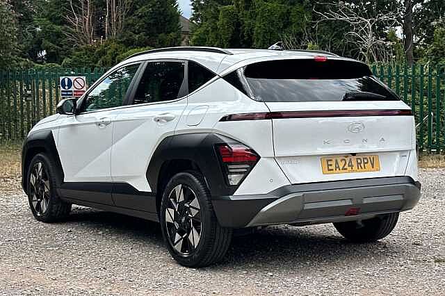 Hyundai KONA 1.6 GDi Hybrid Ultimate 5dr DCT White