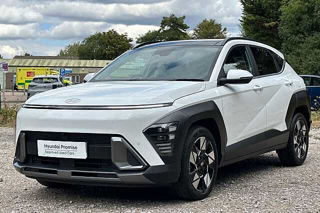 Hyundai KONA 1.6 GDi Hybrid Ultimate 5dr DCT White