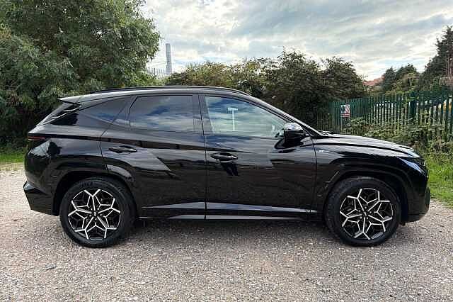 Hyundai TUCSON 1.6 TGDi Hybrid 230 N Line 5dr 2WD Auto Black