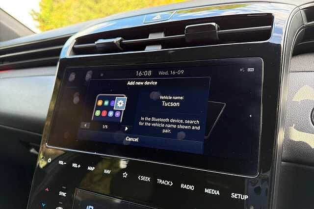 Hyundai TUCSON 1.6 TGDi Hybrid 230 N Line 5dr 2WD Auto Black