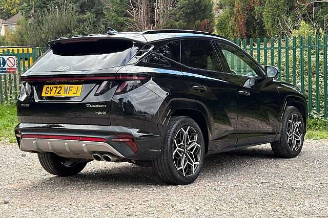 Hyundai TUCSON 1.6 TGDi Hybrid 230 N Line 5dr 2WD Auto Black