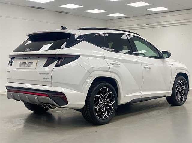 Hyundai TUCSON 1.6 TGDi Plug-in Hybrid N Line 5dr 4WD Auto WHITE