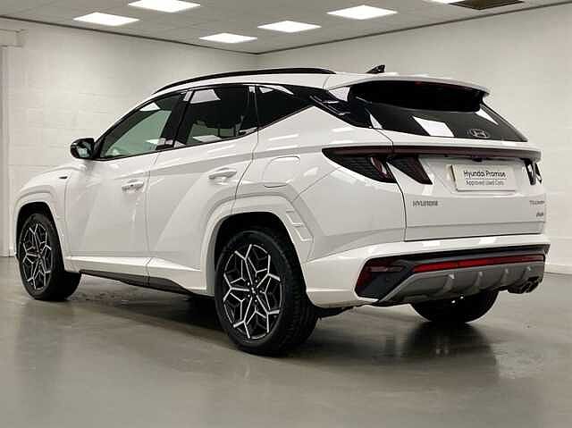 Hyundai TUCSON 1.6 TGDi Plug-in Hybrid N Line 5dr 4WD Auto WHITE