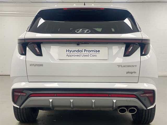 Hyundai TUCSON 1.6 TGDi Plug-in Hybrid N Line 5dr 4WD Auto WHITE