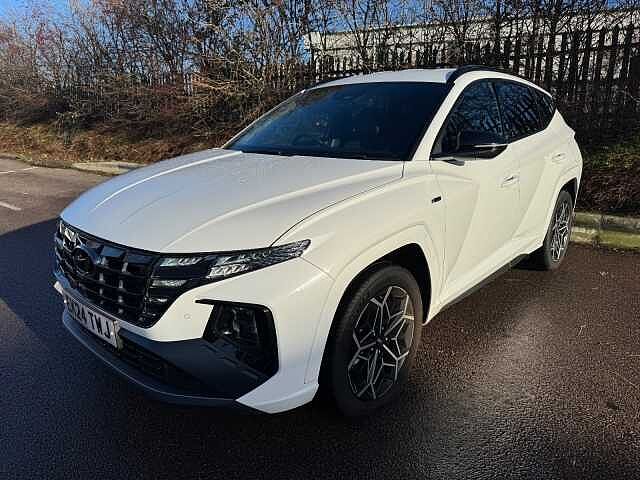 Hyundai TUCSON 1.6 TGDi Hybrid 230 N Line 5dr 2WD Auto White