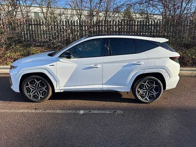 Hyundai TUCSON 1.6 TGDi Hybrid 230 N Line 5dr 2WD Auto White
