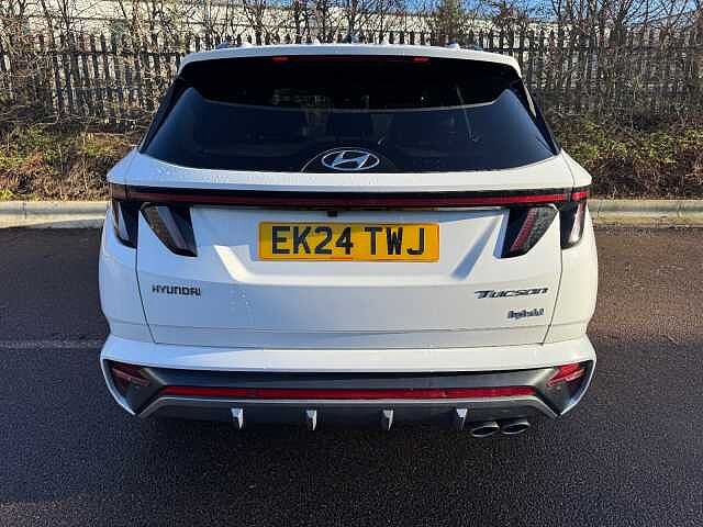 Hyundai TUCSON 1.6 TGDi Hybrid 230 N Line 5dr 2WD Auto White