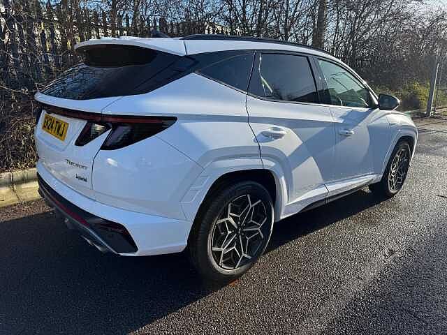 Hyundai TUCSON 1.6 TGDi Hybrid 230 N Line 5dr 2WD Auto White