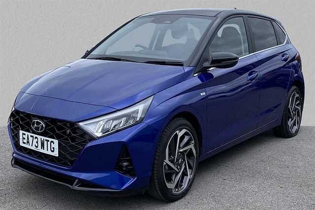 Hyundai I20 1.0 T-GDi 100ps Ultimate 48 Volt Hybrid DCT Meta Blue