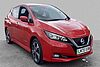 Nissan LEAF E (110kw) Tekna (40kWh) 5 Dr Hatchback Magnetic Red