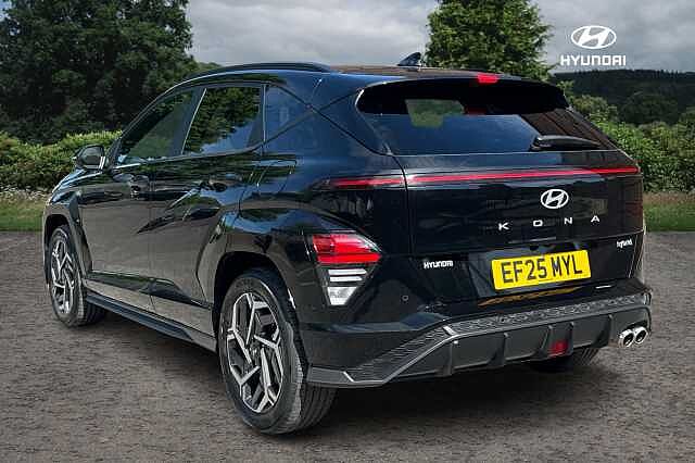 Hyundai KONA 1.6 Hybrid 129 N Line S 5dr DCT Abyss Black