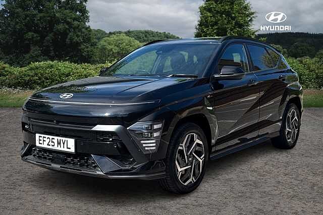 Hyundai KONA 1.6 Hybrid 129 N Line S 5dr DCT Abyss Black