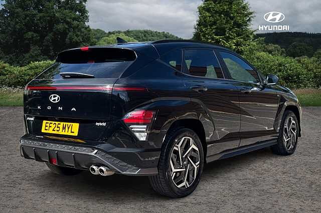 Hyundai KONA 1.6 Hybrid 129 N Line S 5dr DCT Abyss Black