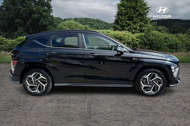 Hyundai KONA 1.6 Hybrid 129 N Line S 5dr DCT Abyss Black