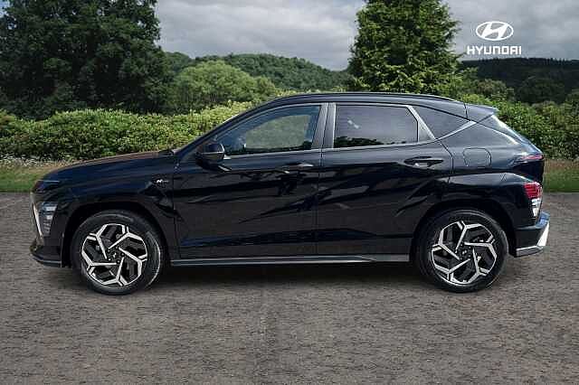Hyundai KONA 1.6 Hybrid 129 N Line S 5dr DCT Abyss Black