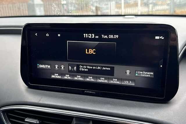 Hyundai SANTA FE 1.6 TGDi Hybrid Premium 5dr Auto Typhoon Silver