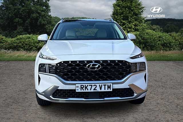 Hyundai SANTA FE 1.6 TGDi Hybrid Ultimate 5dr 4WD Auto White