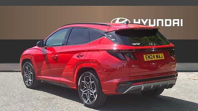 Hyundai TUCSON 1.6 TGDi Plug-in Hybrid N Line 5dr 4WD Auto Estate Red