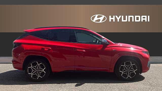 Hyundai TUCSON 1.6 TGDi Plug-in Hybrid N Line 5dr 4WD Auto Estate Red