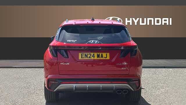 Hyundai TUCSON 1.6 TGDi Plug-in Hybrid N Line 5dr 4WD Auto Estate Red