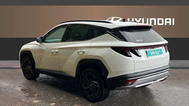 Hyundai TUCSON 1.6T 239 Hybrid Black Line 5dr Auto Hybrid Estate Serenity White - Pearl