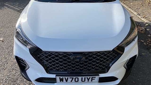 Hyundai TUCSON 1.6 TGDi 177 N Line 5dr 2WD Petrol Estate White