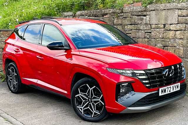 Hyundai TUCSON 1.6 TGDi Hybrid 230 N Line 5dr 2WD Auto Red