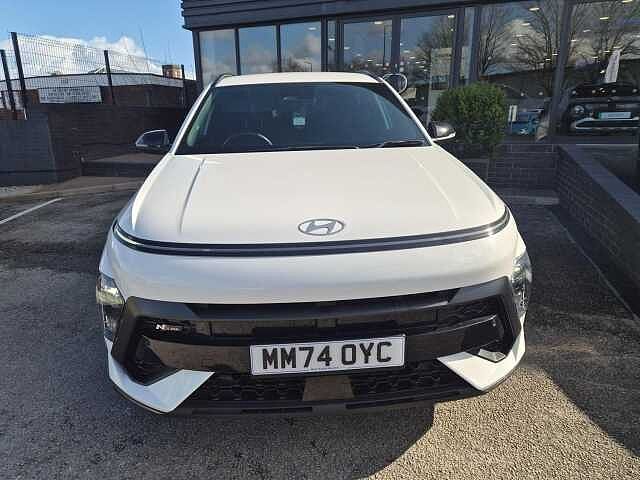 Hyundai KONA 1.6 T-GDi N Line SUV 5dr Petrol DCT Euro 6 (s/s) (138 ps) White