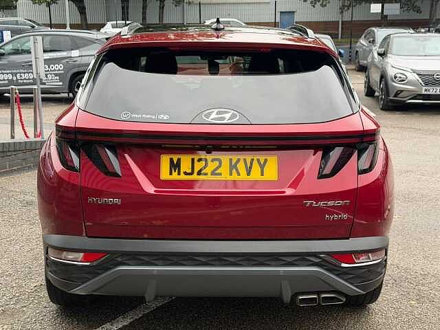 Hyundai TUCSON 1.6 h T-GDi Ultimate Auto Euro 6 (s/s) 5dr Sunset Red
