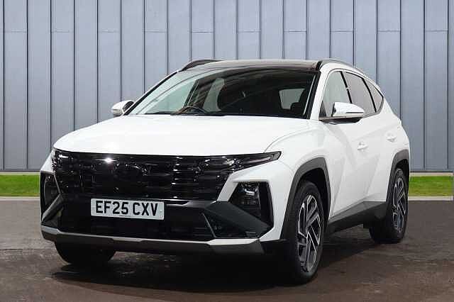 Hyundai TUCSON 1.6 T-GDi 13.8kWh Ultimate Auto Euro 6 (s/s) 5dr White