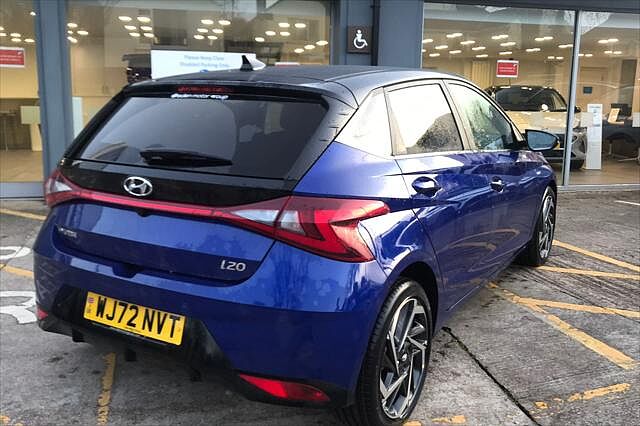 Hyundai I20 5dr Hat 1.0 T-gdi 48v 100 Ultimate Intense Blue + Black Roof