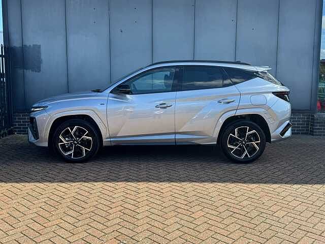 Hyundai TUCSON 1.6T 239 Hybrid N Line 5dr Auto Shmrg Slvr Mtlc