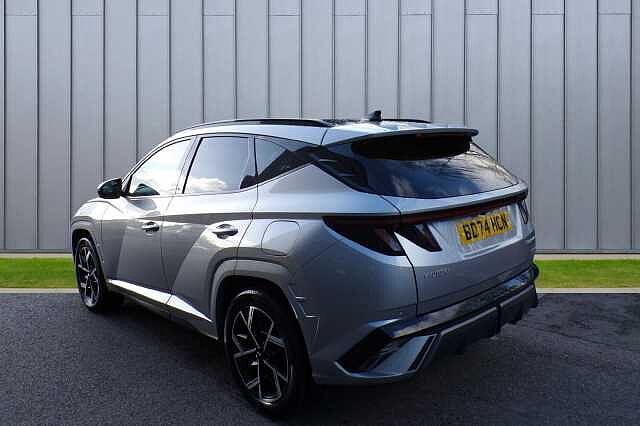 Hyundai TUCSON 1.6 T-GDi 13.8kWh N Line S Auto 4WD Euro 6 (s/s) 5dr Silver