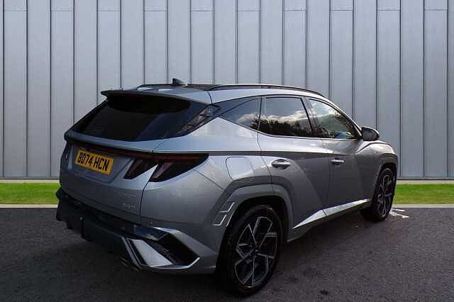 Hyundai TUCSON 1.6 T-GDi 13.8kWh N Line S Auto 4WD Euro 6 (s/s) 5dr Silver