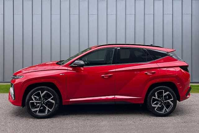 Hyundai TUCSON 1.6T N Line Auto Euro 6 (s/s) 5dr Red