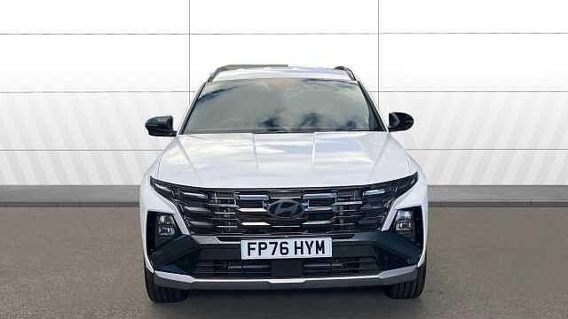 Hyundai TUCSON 1.6T 239 Hybrid Black Line 5dr Auto Hybrid Estate White