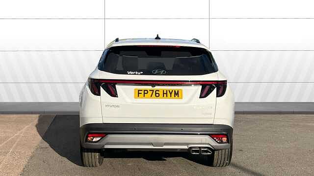 Hyundai TUCSON 1.6T 239 Hybrid Black Line 5dr Auto Hybrid Estate White