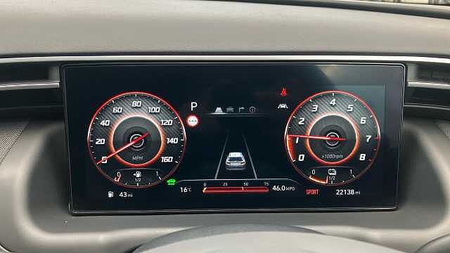 Hyundai TUCSON 1.6 TGDi Hybrid 230 Ultimate 5dr 2WD Auto Hybrid Estate Blue