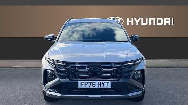 Hyundai TUCSON 1.6T 239 Hybrid Black Line 5dr Auto Hybrid Estate Silver