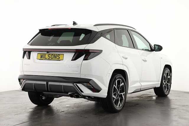 Hyundai TUCSON 1.6T 239 Hybrid N Line Edition 5dr Auto Special solid - Atlas white