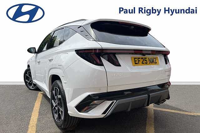 Hyundai TUCSON 1.6T Plug-in Hybrid N Line 5dr Auto White