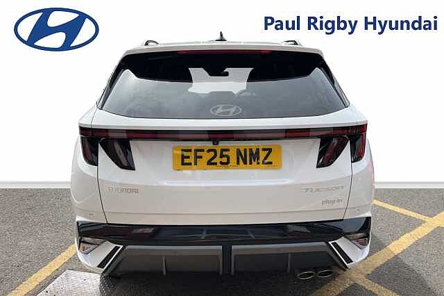 Hyundai TUCSON 1.6T Plug-in Hybrid N Line 5dr Auto White