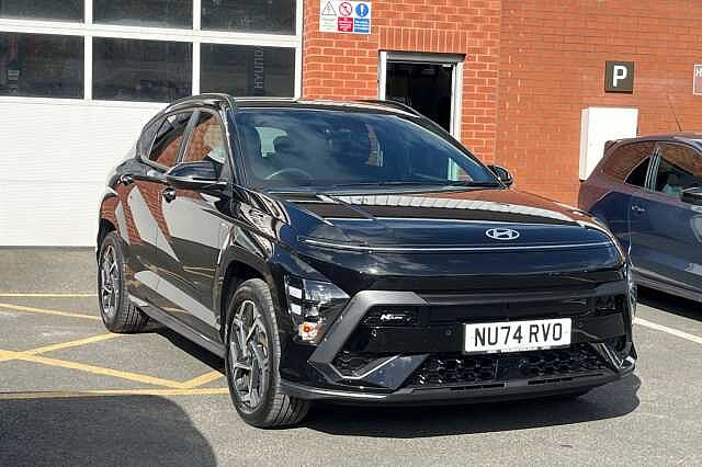 Hyundai KONA 1.6 GDi Hybrid N Line 5dr DCT Black