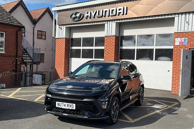 Hyundai KONA 1.6 GDi Hybrid N Line 5dr DCT Black
