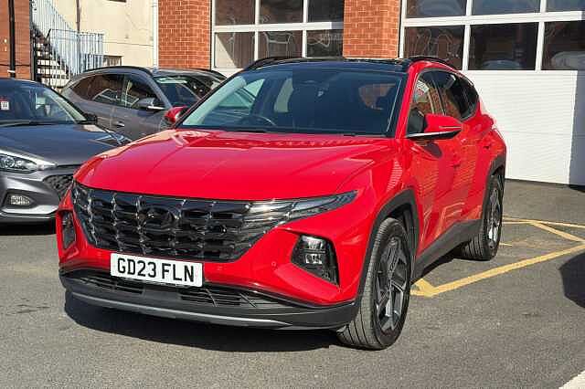 Hyundai TUCSON 1.6 T-GDi Plug-in Hybrid Ultimate 5dr 4WD Auto Red