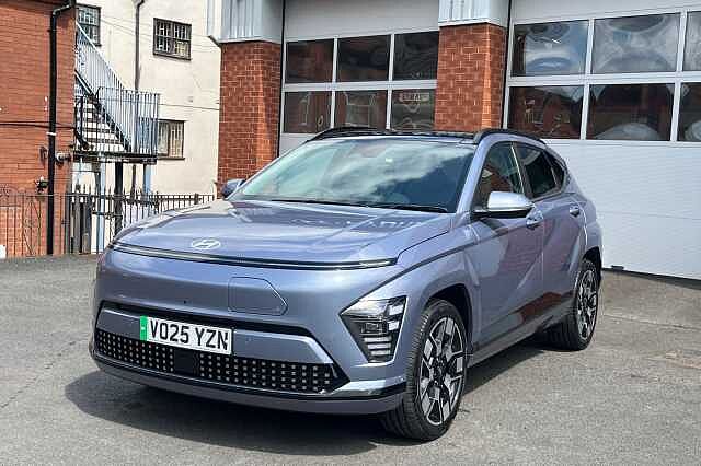 Hyundai KONA ELECTRIC (218ps) Ultimate 65kWh Blue