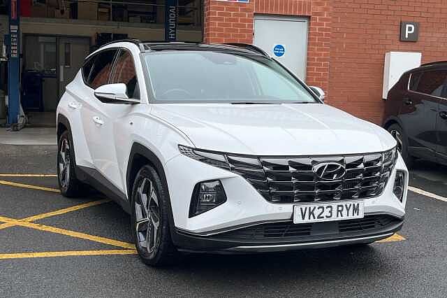 Hyundai TUCSON 1.6 T-GDi 48Volt MHEV Ultimate 5dr 2WD DCT White